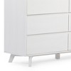 Max & Lily Solid Wood Scandinavian 6-Drawer Dresser - 4 of 4