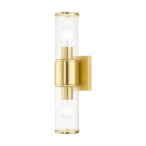 Livex Lighting Quincy 2 - Light Vanity in  Satin Brass - 1 of 4