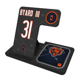 NFL Chicago Bears Players Game Tactic 15-Watt 3 in 1 Charging Station - 1 of 4