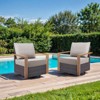 Buenhomino Outdoor Deep Seat Cushion Set 24 x 22 x 6 Inch - 2 Set - 3 of 4