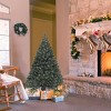 Tangkula 4.5'PVC Pre-lit Artificial Christmas Tree Hinged Tips w/200 LED Light - 3 of 4