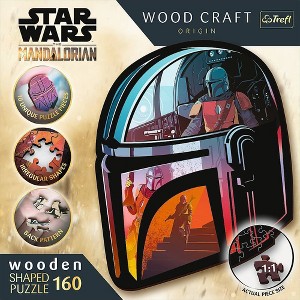 Trefl Star Wars The Mandalorian Wooden Shaped 160pc Puzzle - 1 of 4