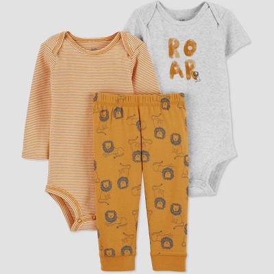 Image of Carter's Just One You® Baby Boys' Lion Top & Bottom Set - Gold Newborn