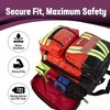 Kemp USA Tarpaulin Fluid-Resistant Ultimate EMS Packpack  Red - 2 of 4