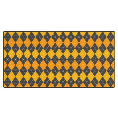 Avenie Halloween Collection Argyle Desk Mat - Deny Designs