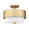 Z-Lite Counterpoint 2 - Light Semi-Flush Mount in  Modern Gold - 2 of 4