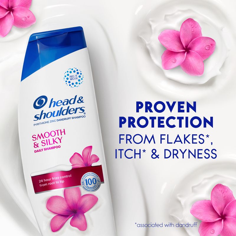 Head &#38; Shoulders Smooth &#38; Silky Paraben Free Smooth &#38; Silky Shampoo and Conditioner Dual Pack - 23.1 fl oz/2ct, 6 of 15