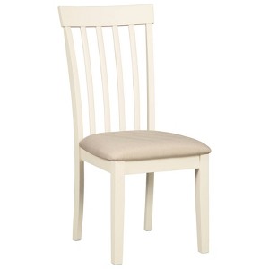 Set of 2 Slannery Dining Upholstered Side Chair White - Signature Design by Ashley