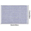 Unique Bargains Cotton Checkered Kitchen Dish Cloth 11" x 16" 12 Pcs - image 3 of 4