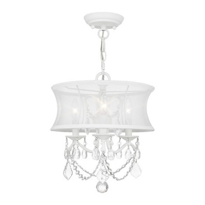 Livex Lighting Newcastle 3 - Light Chandelier in  White