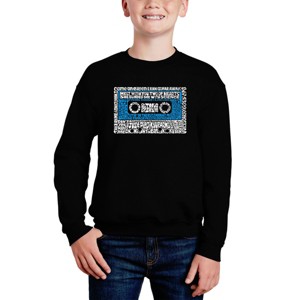 LA Pop Art 80S One Hit Wonders - Boy's Word Art Crewneck Sweatshirt - 1 of 3