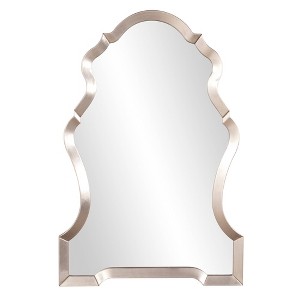 Howard Elliott 44"x29" Nadia Framed Keyhole Designed Wall Mirror Silver - 1 of 4