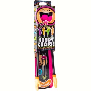 Hog Wild Handy Chops Playful Snack Utensils - Hands - Transform Mealtime with Fun & Sophisticated Food-Safe Designs, Enjoy Snacks & Meals in Style - - 1 of 2