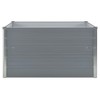 vidaXL Raised Garden Bed Grey Galvanized Steel 39.4x39.4x17.7 in Durable - 3 of 4