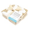 Hudson Baby Flannel Cotton Washcloths, Teddy Bears 12 Pack, One Size - 2 of 4