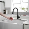 Single handle pull down sprayer kitchen faucet commercial kitchen sink faucet - 4 of 4