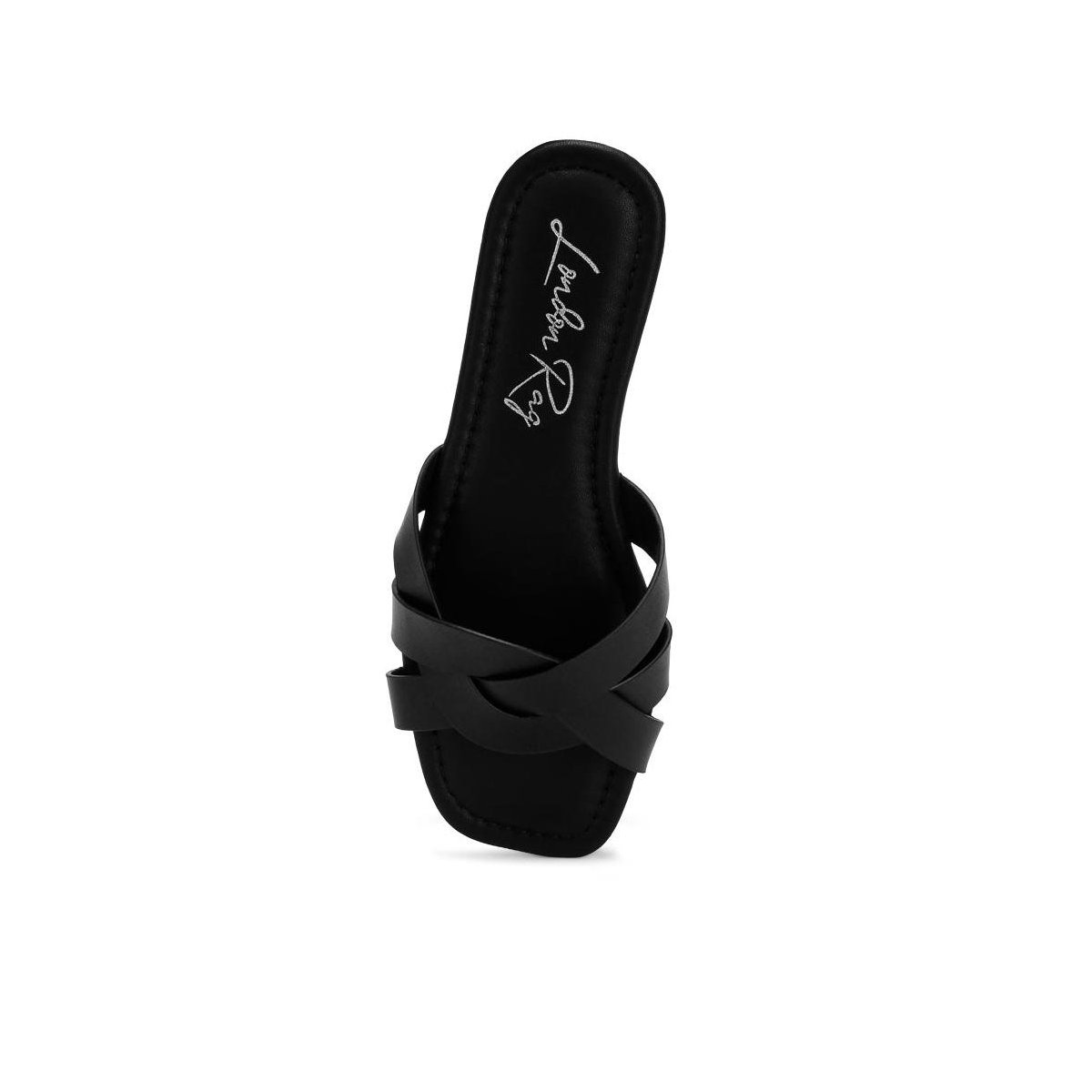 Обувь London Rag Womens Dickery Knotted Straps Detail Slip Ons 8 — фото 6