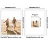 Americanflat 16x20 Picture Frame with Polished Plexiglass - Use as 6x8 Frame with Mat or Display 16x20 Photo Without Mat - White - 2 of 4