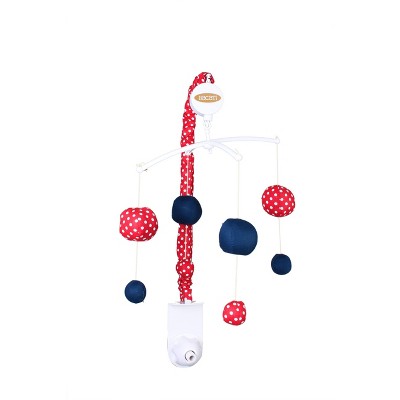 Bacati - MixNMatch Blue/Red Musical Mobile