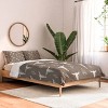 Deny Designs 3pc Full/Queen Little Arrow Design Comforter and Pillow Sham Set Brown: Abstract Pattern, Non-Woven Fabric, Machine Washable - 2 of 4
