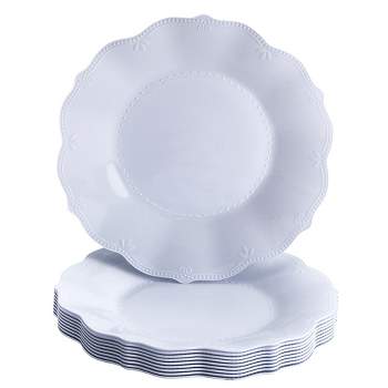 Chinet Classic White Plates, Appetizer and Desert, 6-3/4 Inch, Plates