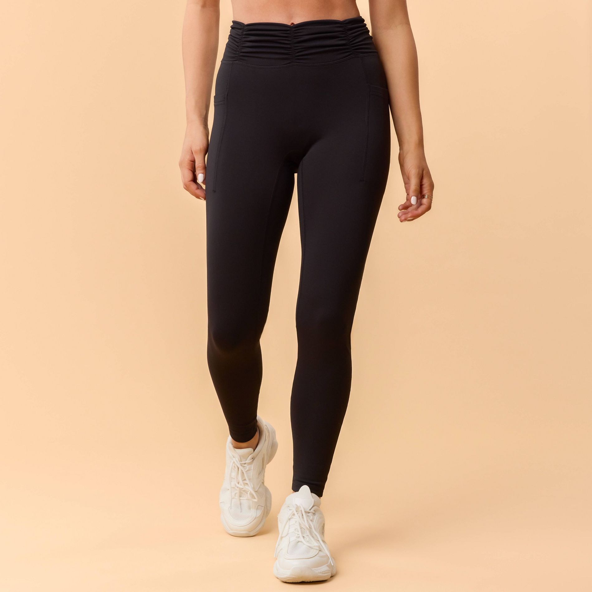 Blogilates Women's Ruched Waist Leggings