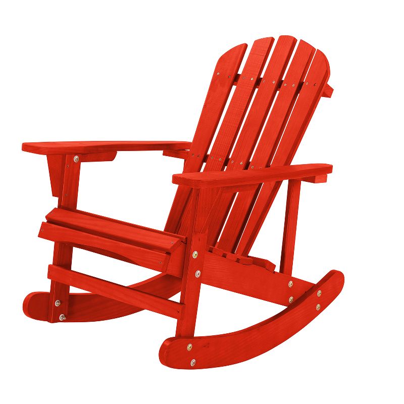 Saint Birch Adirondack Wooden Rocking Chair, 4 of 5