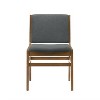 Vynxaria Contemporary Upholstered Dining Chair Set (2-Piece) - 3 of 4