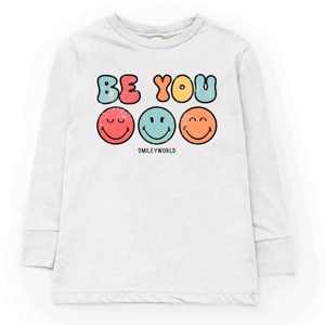 The Juniper Shop SmileyWorld Be You Groovy Youth Long Sleeve Tee - 1 of 4