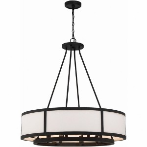 Crystorama Lighting Bryant 8 - Light Chandelier in  Black Forged - 1 of 4