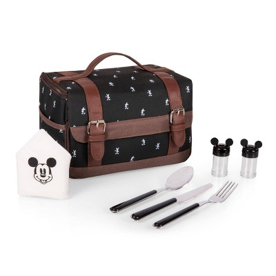 Picnic Time Disney Mickey Mouse Lunch Bag - Black