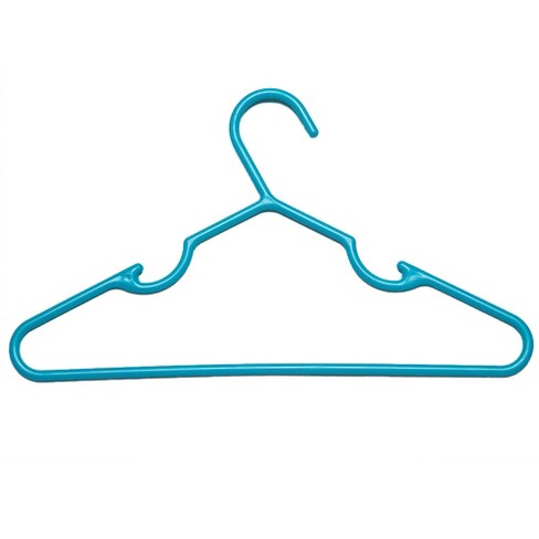 Lot of 100 Baby Clothes Hangers Plastic Infant Toddler Kids Turquoise 