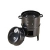 Kumasinova Outdoor Double-Layer Grill, Charcoal Wood-Fired Braising and Smoking Stove, Oil-Fume Free Vertical Charcoal Design - 4 of 4