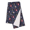 NoJo Transportation Trails Navy, Red, and Yellow Stop Light Super Soft Cuddly Plush Baby Blanket - 3 of 4