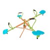 4-Seat Kids Seesaw Indoor Outdoor Toys, 360 Degrees Rotating Swivel Teeter Totter Seesaw Home Playground Playing Equipment - 2 of 4