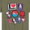 Boys' - Peanuts - I Heart Snoopy Patches Short Sleeve Graphic T-Shirt - 2 of 4