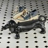 Design Toscano Weiner Dog Cast Iron Boot Scraper Dachshund Dog Statue - 2 of 4