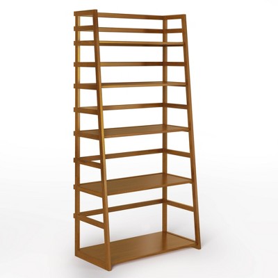 63"x30" Normandy Ladder Shelf Bookcase Farmhouse - Wyndenhall