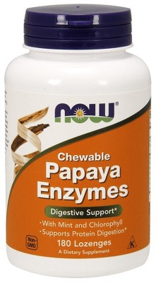 Papaya Enzyme by Now Foods  -  180 Chewable