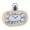 Wooden Oval Table Clock 9.5"L - 2 of 3