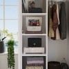 Famapy Wardrobe Clothes Organiser Multi Storage with Mirror and Hanging Rods - 4 of 4