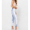 Women's Color Block Rolled Cuff friend Jeans - FLYING MONKEY - 3 of 4