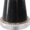 Uttermost Alastair Black Marble Table Lamp – 29.6” Mid-Century Modern Style with Gold & Crystal Accents - 3 of 4