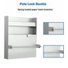 Dual Aluminum Helmet Storage Cabinet - Wall-Mounted Organizer for Trailer, Garage & Shop - 4 of 4