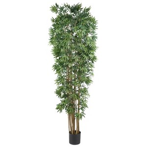 Nearly Natural 7-ft Bamboo Japonica Silk Tree - 1 of 3