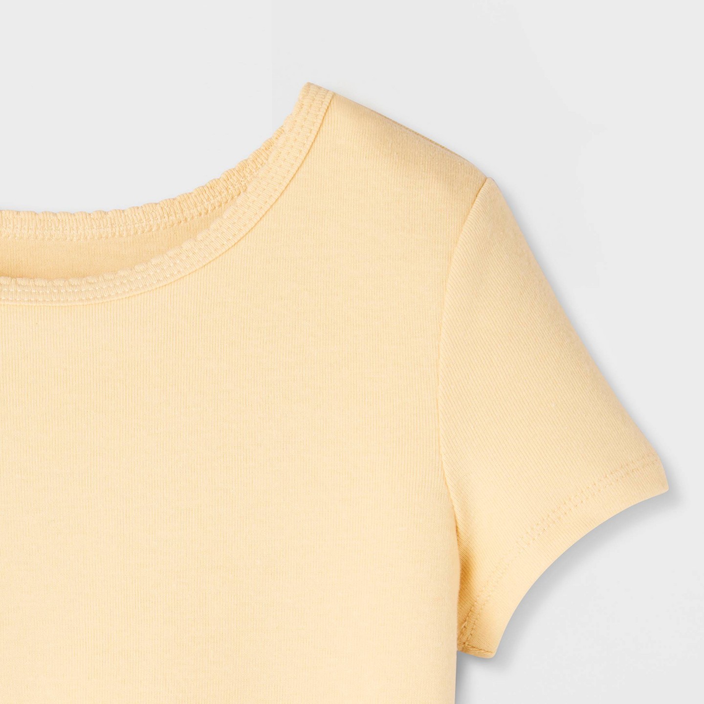 Футболка Cat & Jack Short Sleeve Fitted T-Shirt для девочек, цвет: Золотой — фото 3