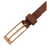 INSPIRE CHIC Women's 100% PU Skinny Leather Cross-Perforated Design Metal Buckle Belt One Size - 4 of 4
