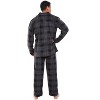 ADR Men's Pajamas Set, Soft Plush Fleece Pajamas Man, Pajamas PJs Set - 2 of 4