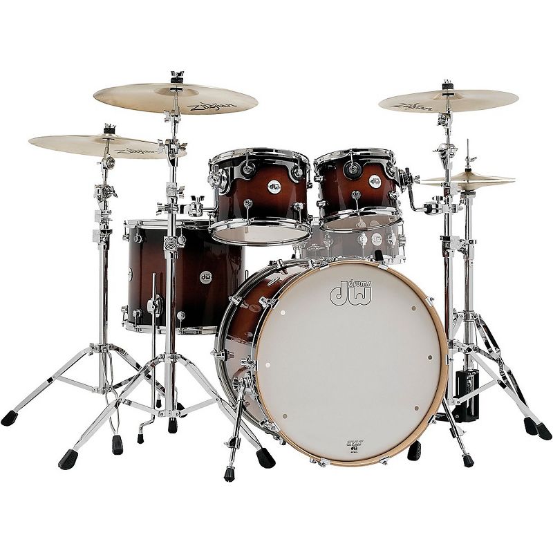 DW Design Series 4-Piece Shell Pack Tobacco Burst, 1 of 2