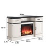 TV Stands Entertainment Center, Console Table Media Furniture with Storage Cabinets - 2 of 4